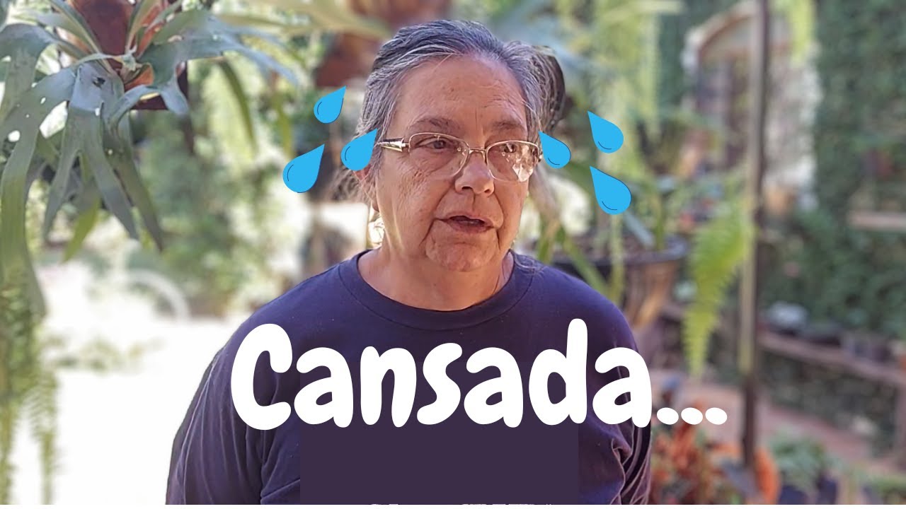 Cansada!!! Muito trabalho na chácara