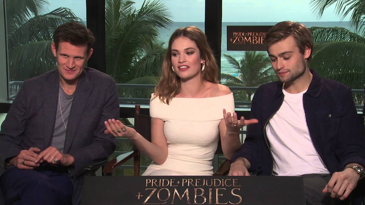 Lily James, Matt Smith, Douglas Booth Interview | Pride & Prejudice & Zombies