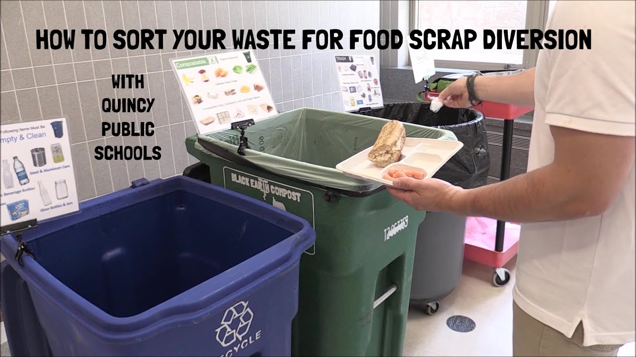How to Sort Waste for Food Scrap Diversion with Quincy Public Schools