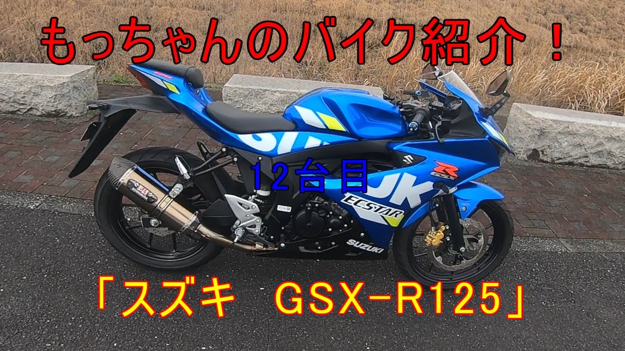 もっちゃんのバイク紹介12台目「スズキ　GSX R125」