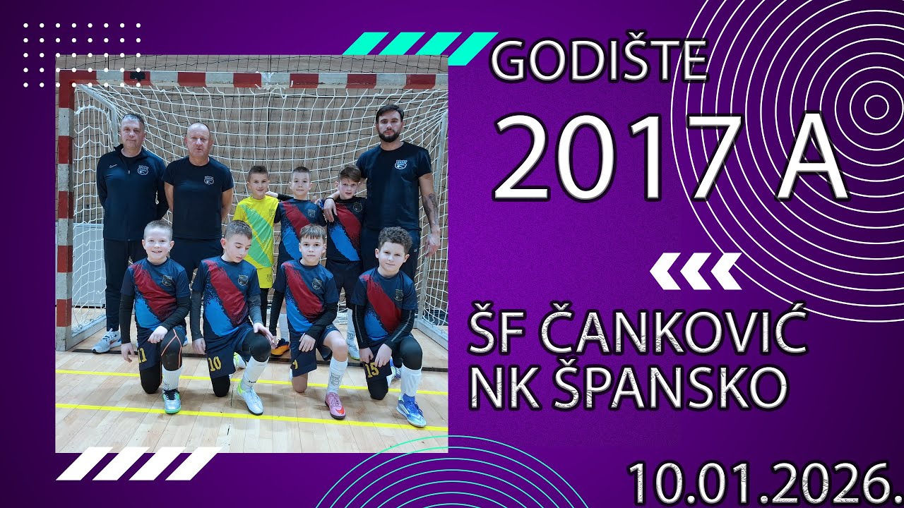 &Scaron;F ČANKOVIĆ - NK &Scaron;PANSKO (0:1) 2017A godi&scaron;te  (10.01.2026.)