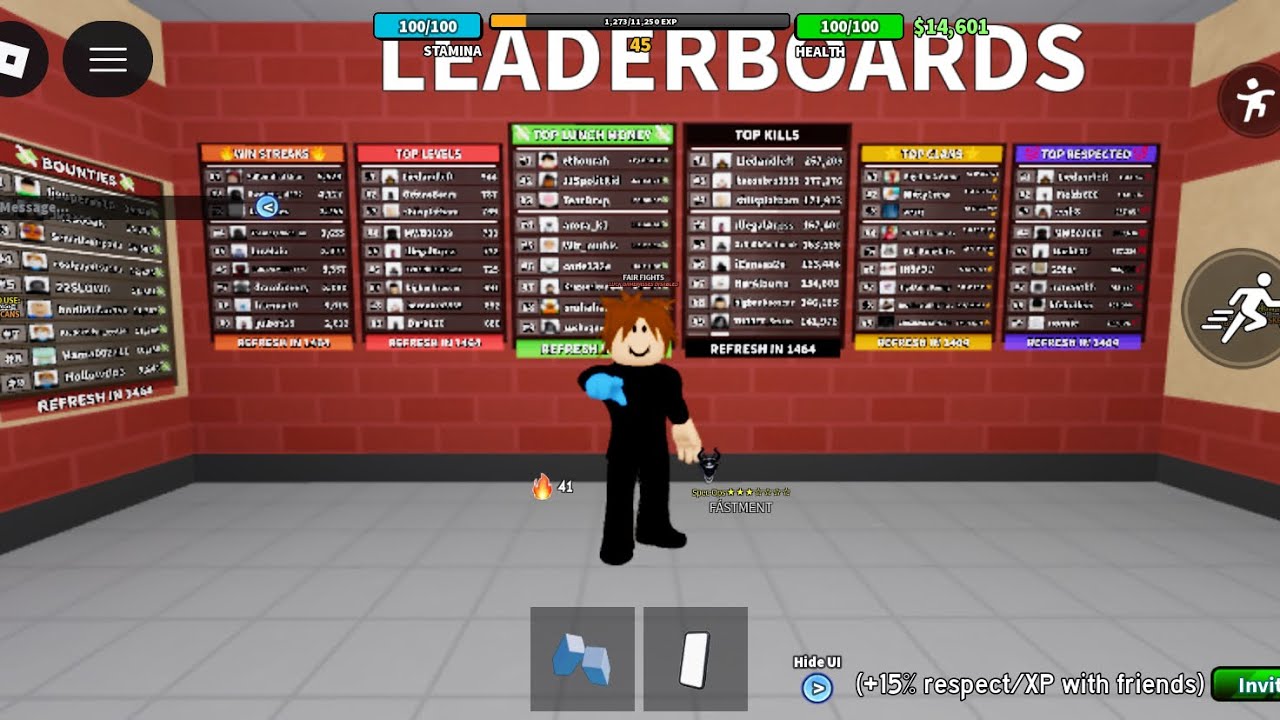 1v1ing a YouTuber in fight in a school and some gameplay on mobile. 