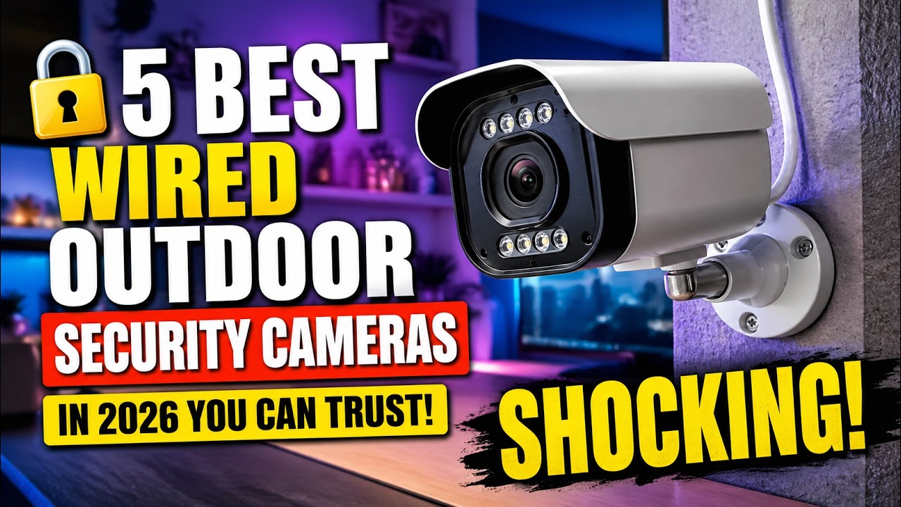 🔒 5 Best Wired Outdoor Security Cameras in 2026 You Can Trust!