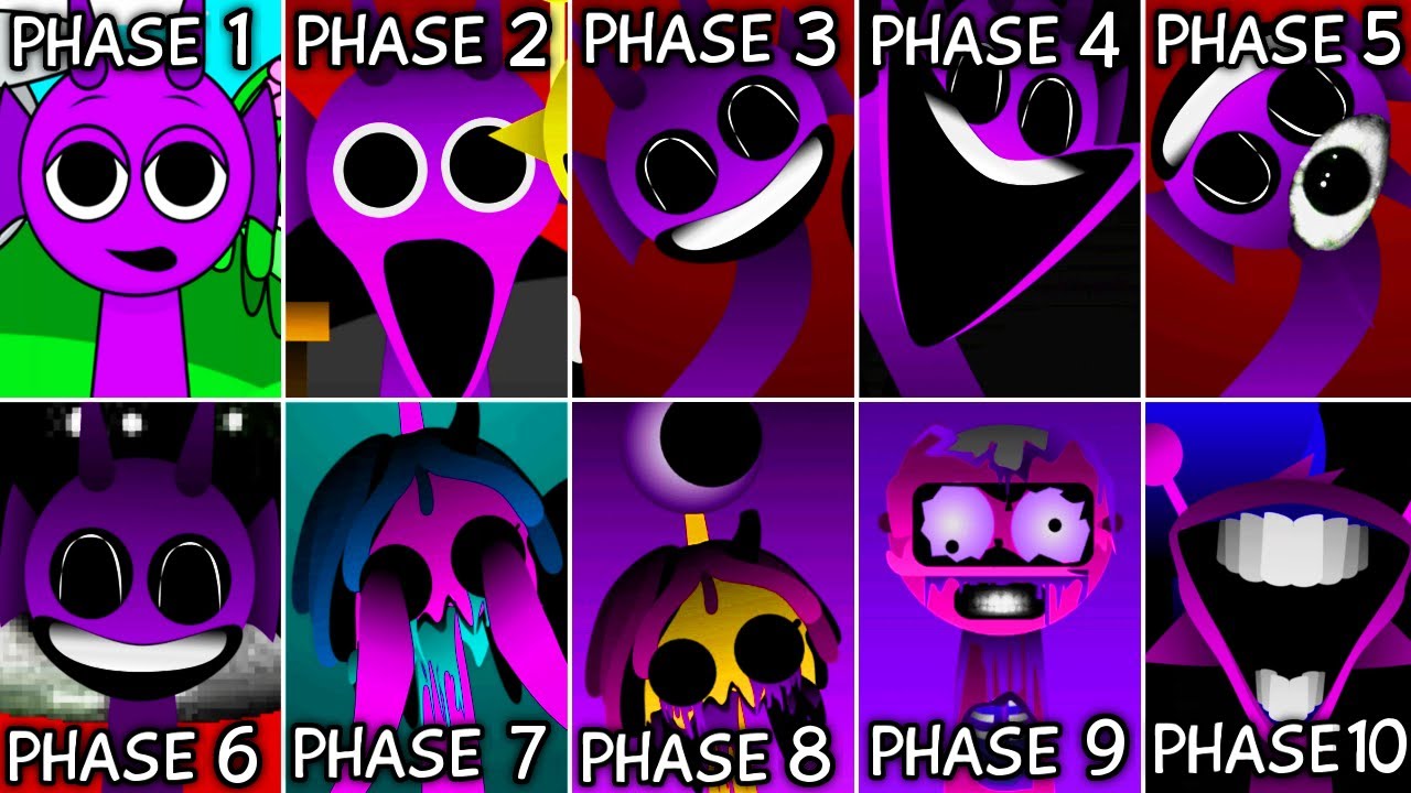 Incredibox Sprunki ALL Phases (1-10 PHASES)