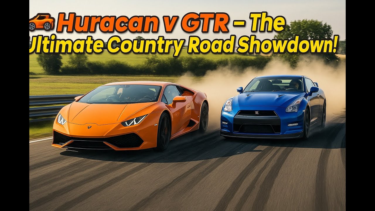 Lamborghini Huracán vs Murciélago & GTR | Epic Countryside Race Battle! 💨🔥#ForzaHorizon5 #NissanGTR