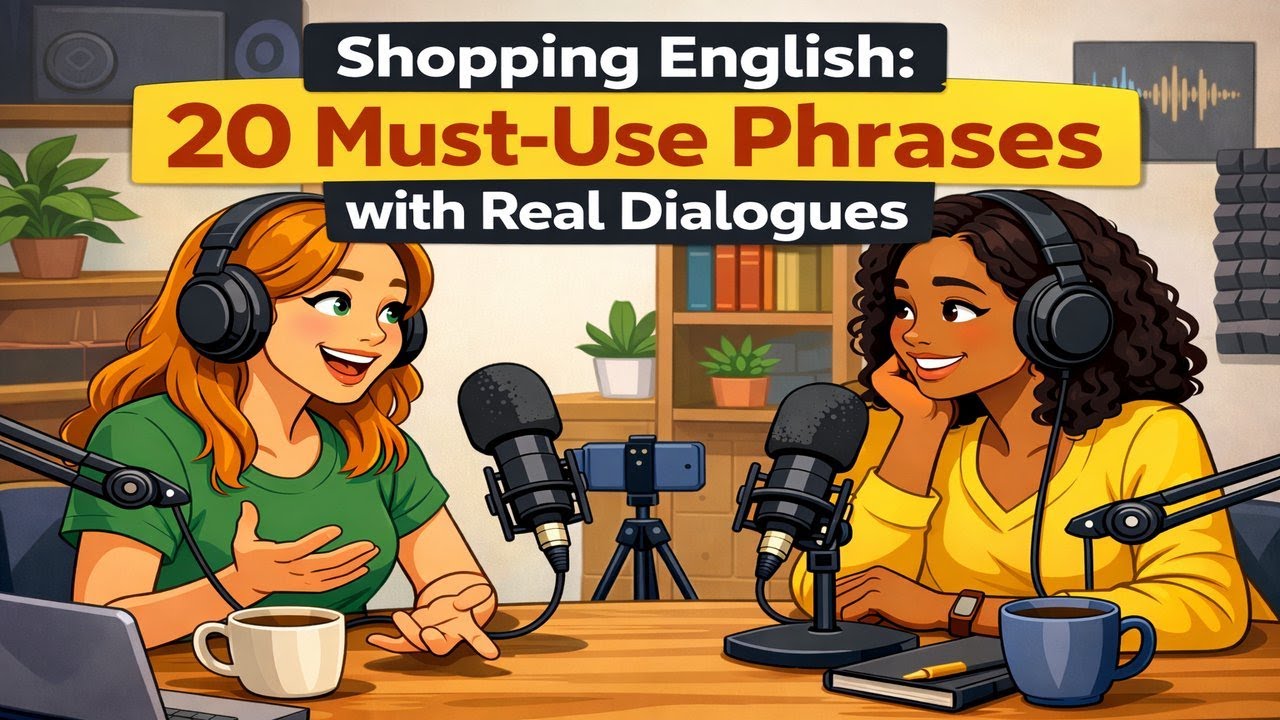 Shopping English: 20 Must-Use Phrases with Real Dialogues