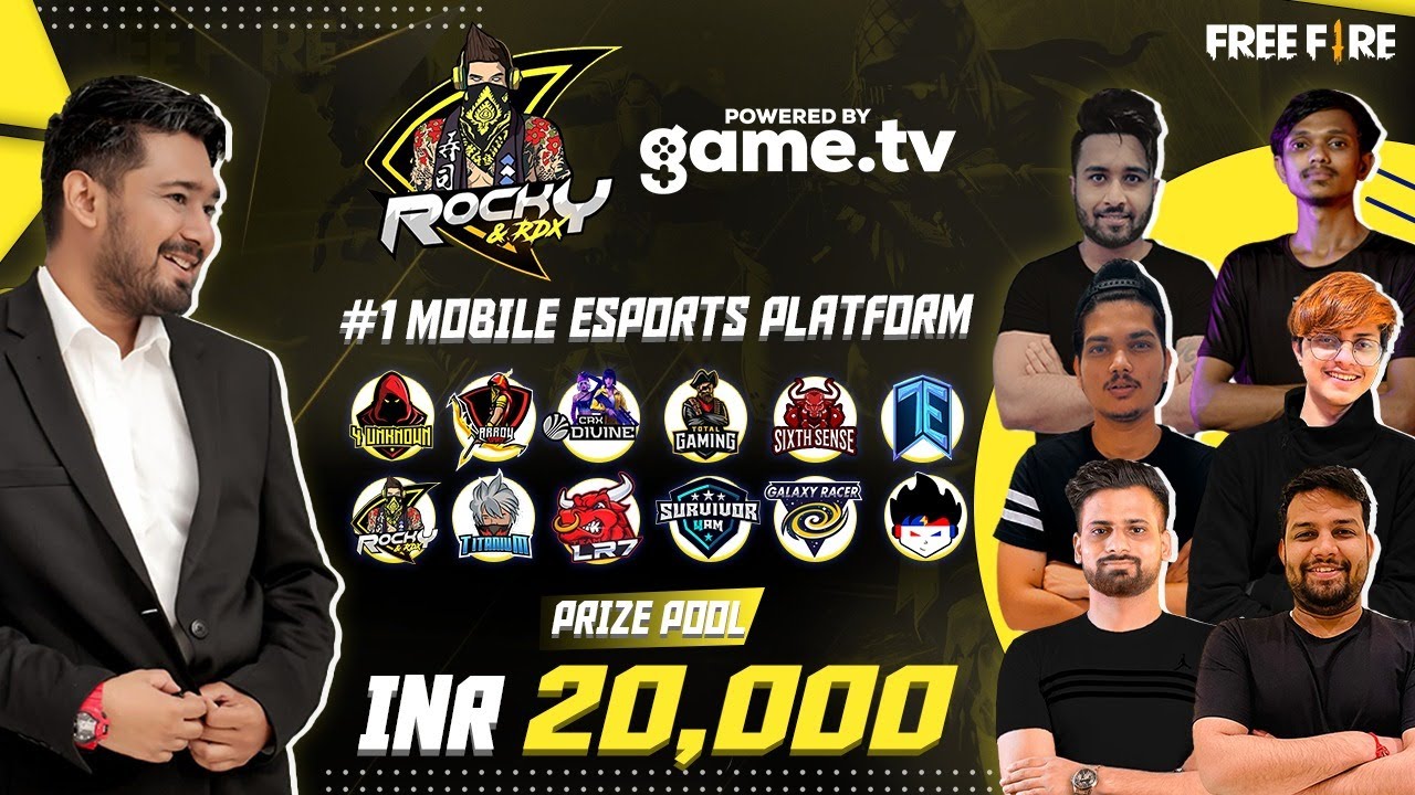 Free Fire | Rocky & RDX Esports Qualifiers - Powered by game.tv