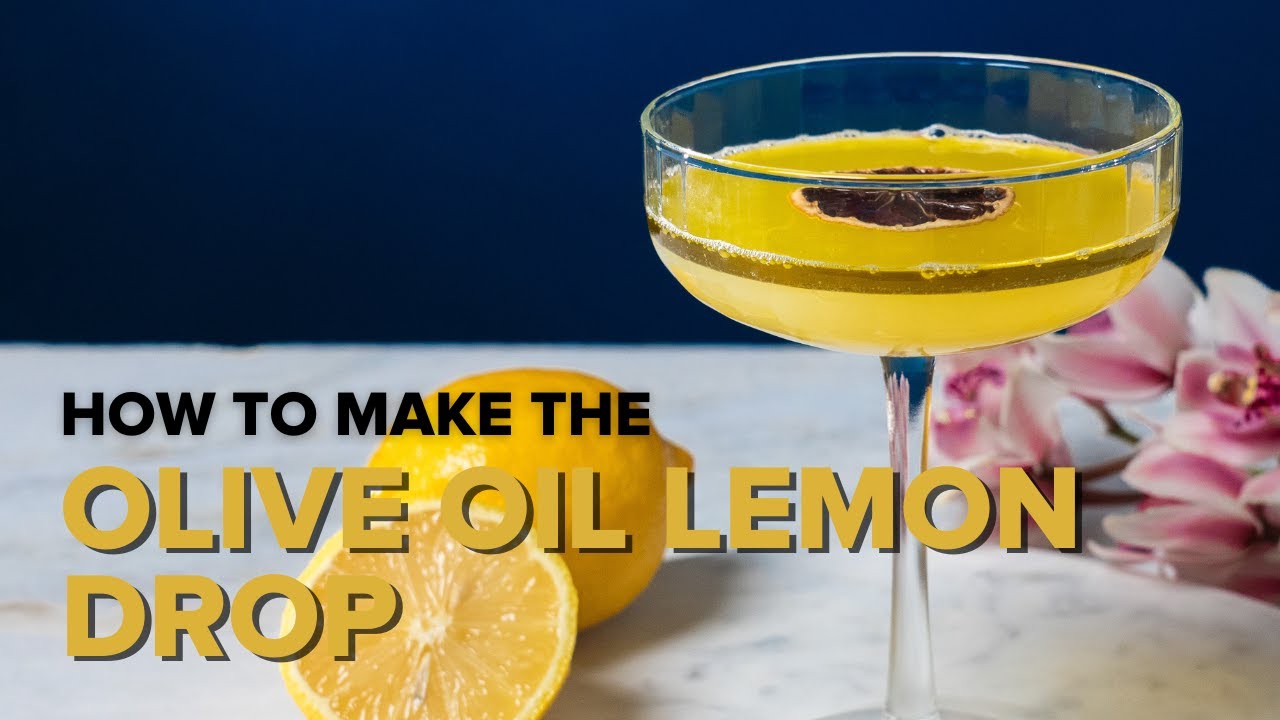 The Olive Oil Lemon Drop Cocktail Recipe!