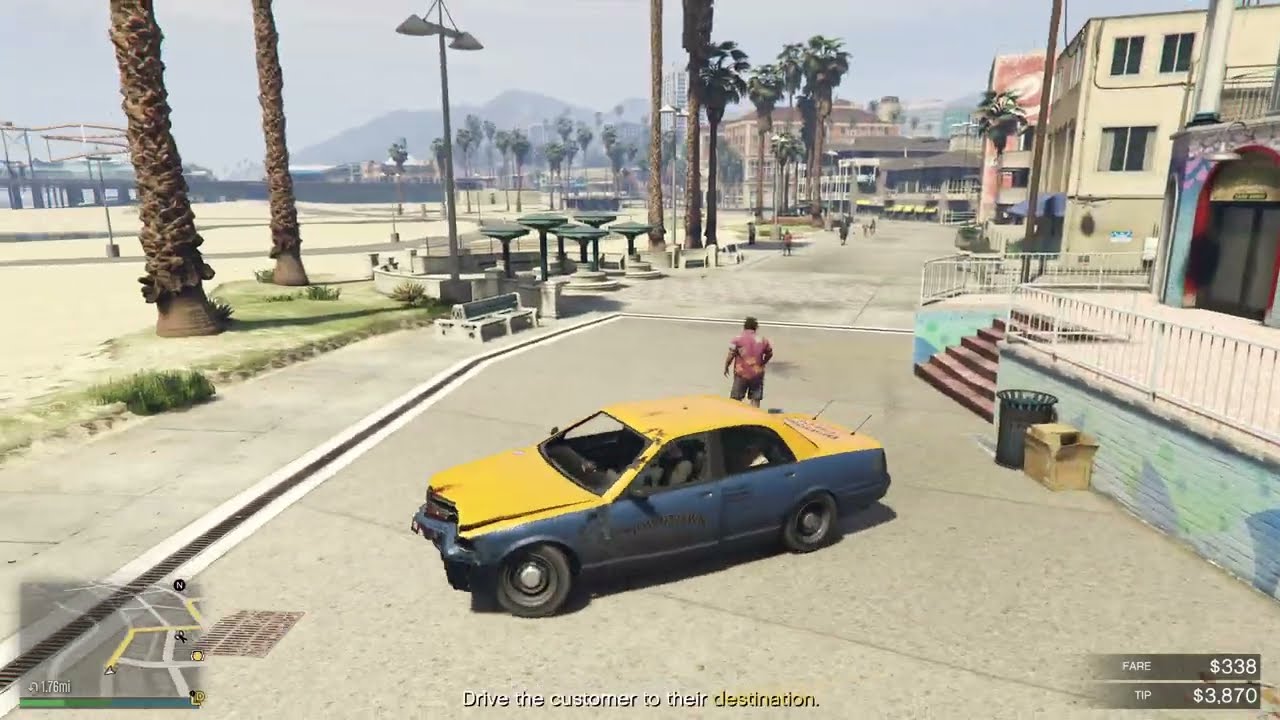 682 - Worlds Worst Taxi Driver At It Again - GTA V Online PC