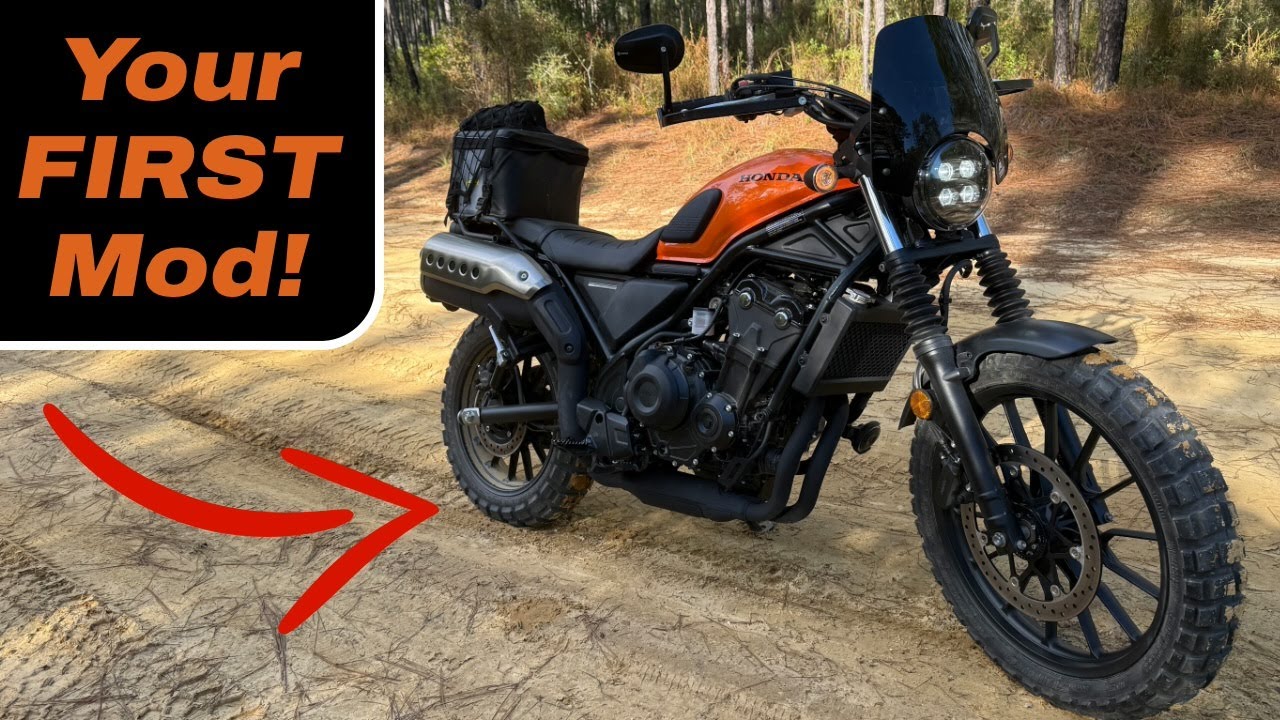 The BEST Tires for your bike / Honda CL500 Off-Road Build pt. 1