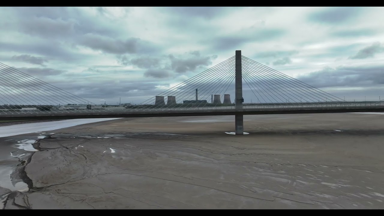 Mersey Gateway Bridge aerial views by drone | Cinematic 5k| Aerial views of Merseyside | #drone