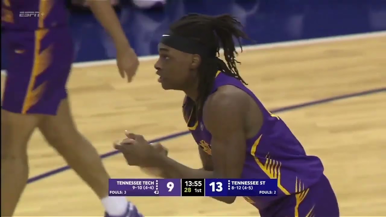 Justus Jackson vs Tenn Tech - 10 assists, 8 points