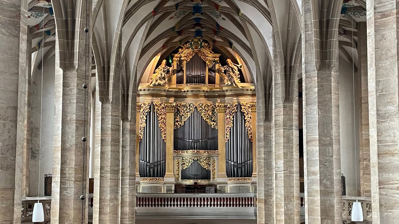 J. S. Bach: Ricercar a 6 from the Musical Offering BWV 1079 Silbermann Organ Freiberg Balint Karosi