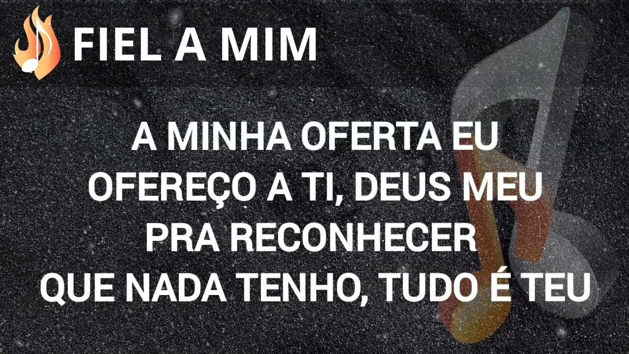 FIEL A MIM (Play-Back 4 Tons Abaixo) Eyshila [com Letra]