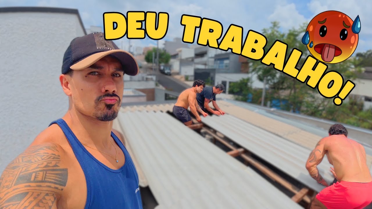 O PRESENTE NÃO DEU CERTO/ O TELHADO TEVE QUE SER TODO TROCADO!!!