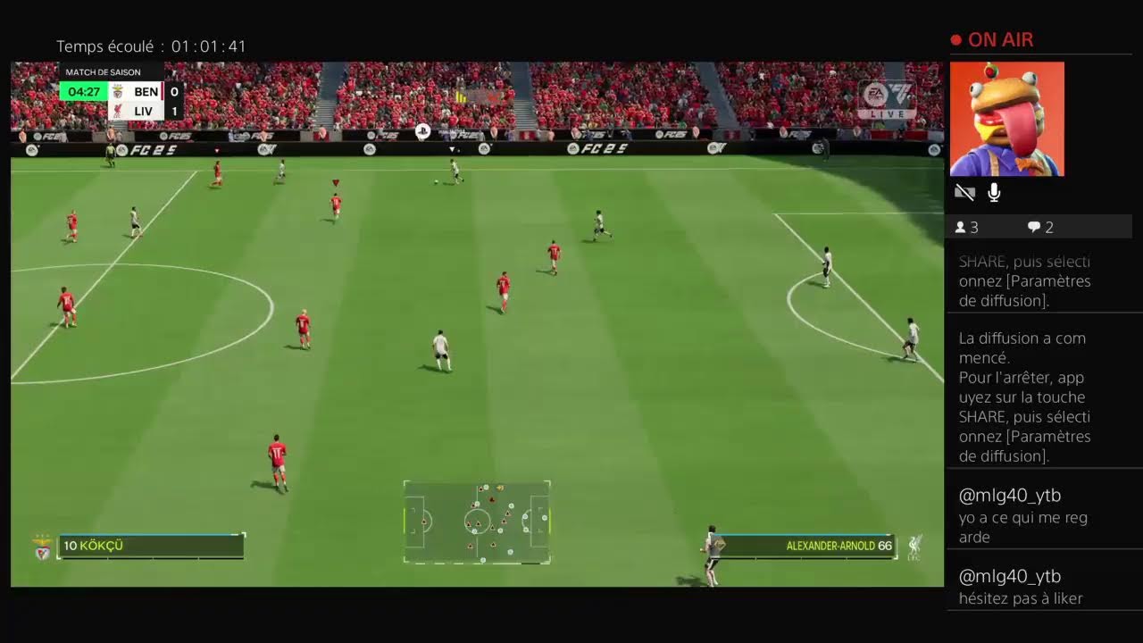 Go faire de la saison sur fc25