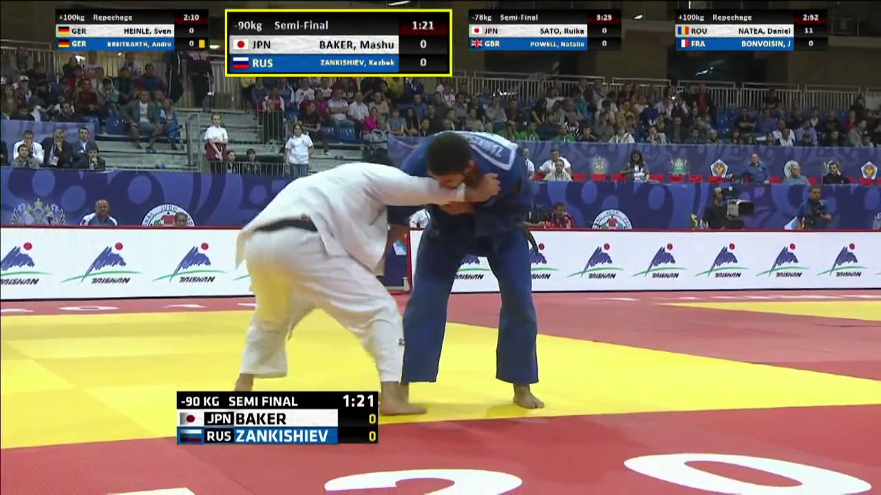 Mashu Baker vs Kazbek Zankishiev Grand-Slam Tyumen 2015