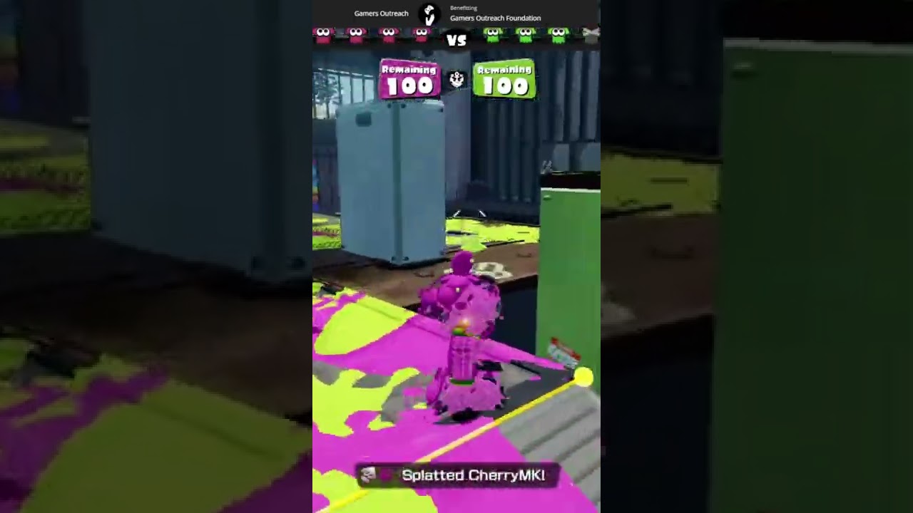 Insane Quad On The Splatoon 3 Map #Shorts