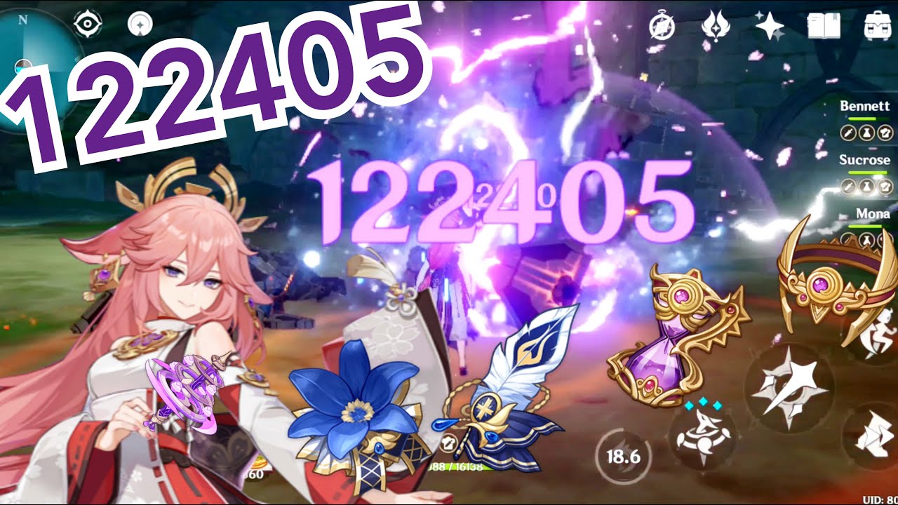C0 YAE MIKO BEST ARTIFACTS 【DAMAGED TEST】