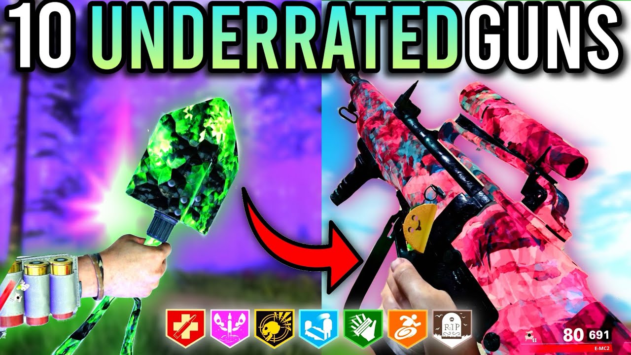 Cold War Zombies: Top 10 UNDERRATED OVERPOWERED Guns!