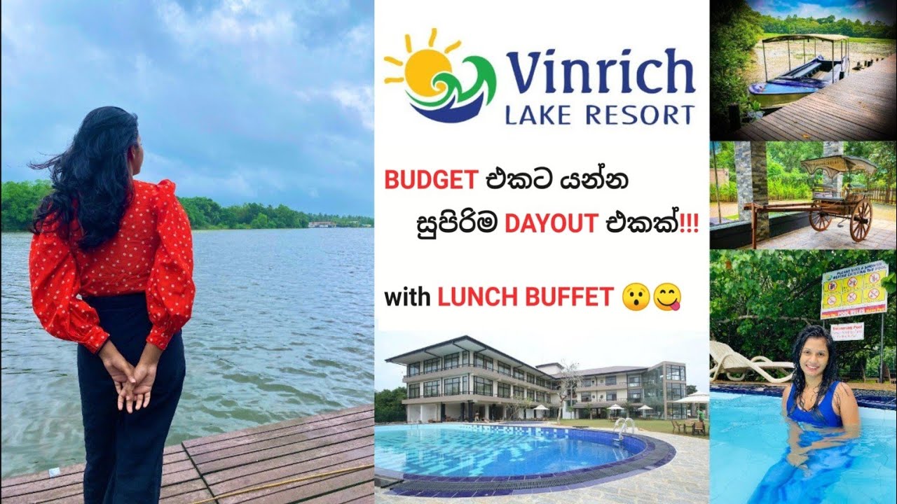 Budget Day out near Colombo | Unlimited Lunch Buffet | Vinrich Lake Resort | #vlog #me #viral #fyp