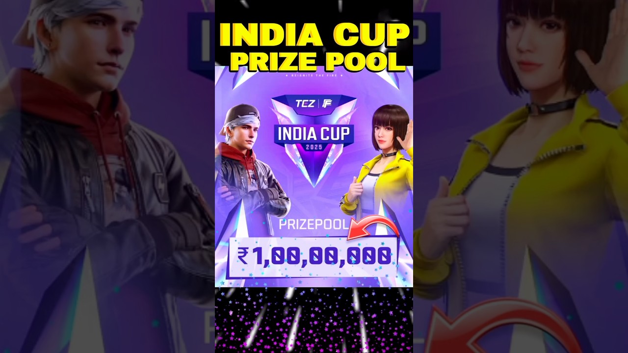 Free Fire India Cup Prize Pool 1Cr ✨🇮🇳 Free Fire MAX #freefire
