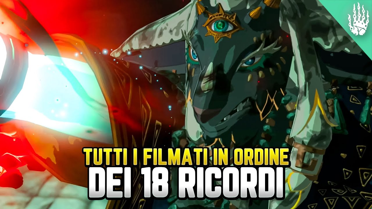TUTTI I FILMATI IN ORDINE CRONOLOGICO DEI 18 RICORDI di Zelda in Tears of the Kingdom (FILM 2K)