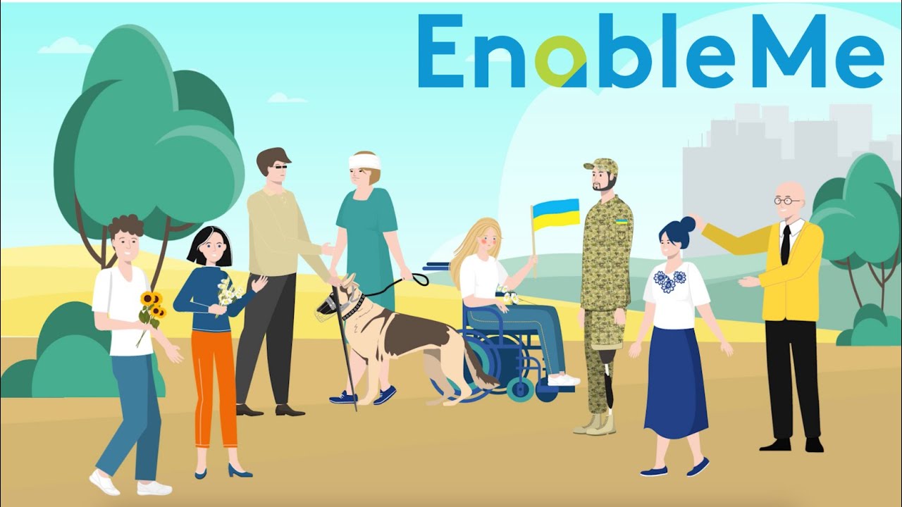 Online help for Ukrainians with disabilities during the war