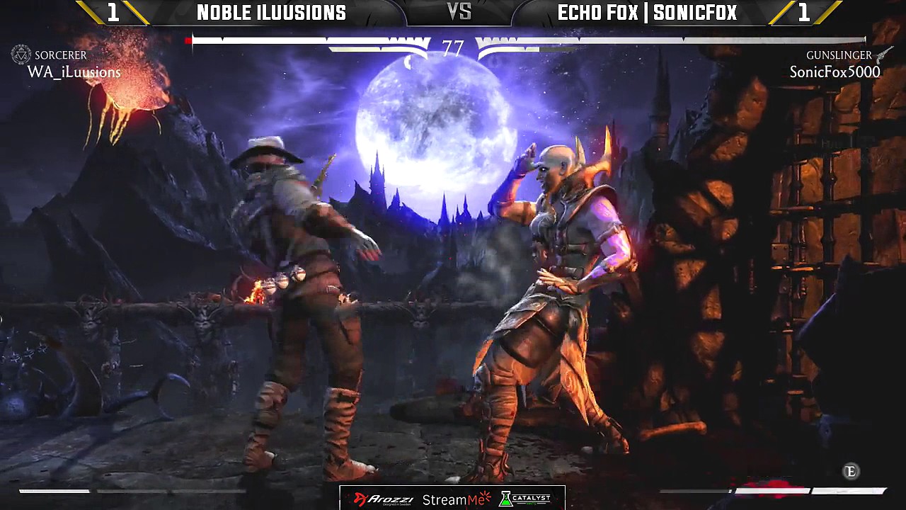 Kombat Cup S2W7 Top 8: Noble iLuusions vs Echo Fox SonicFox | MKX | Mortal Kombat X