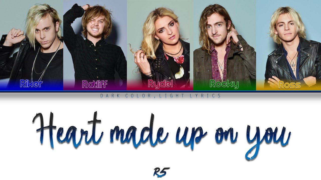 R5 'Heart Made Up On You' Lyrics [Color Coded ENG_ESP]