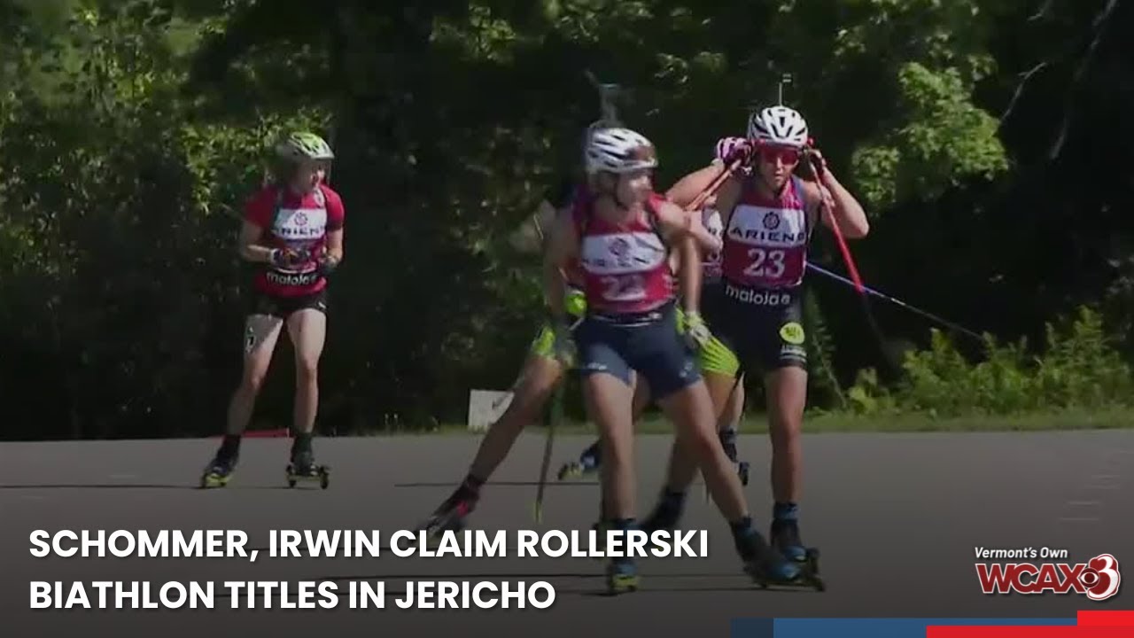 Schoomer, Irwin claim rollerski biathlon titles in Jericho