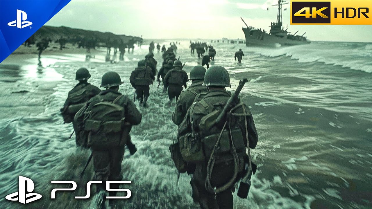 (PS5) D-DAY - Operation Tonga 1944 | Realistic ULTRA Graphics Gameplay [4K 60FPS HDR]Call of Duty
