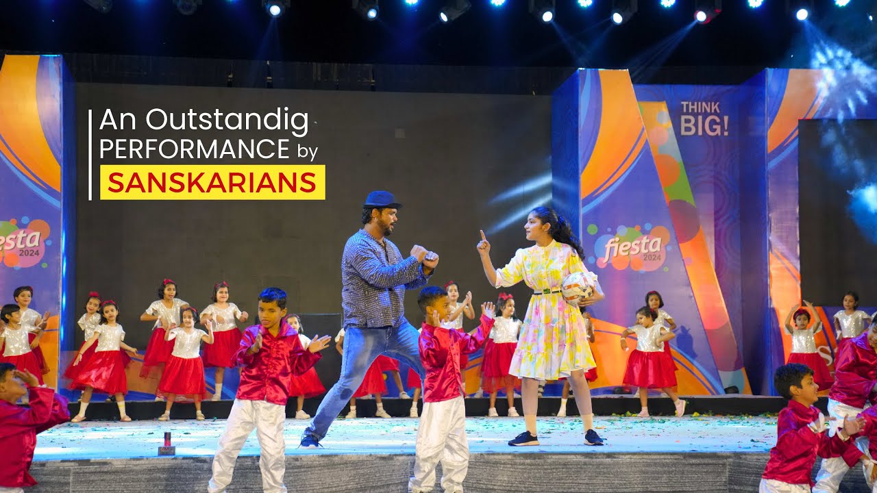 ✨Amazing Dance Performance by our little ones || Fiesta 2024 || Sanskar International School, Sikar🌟