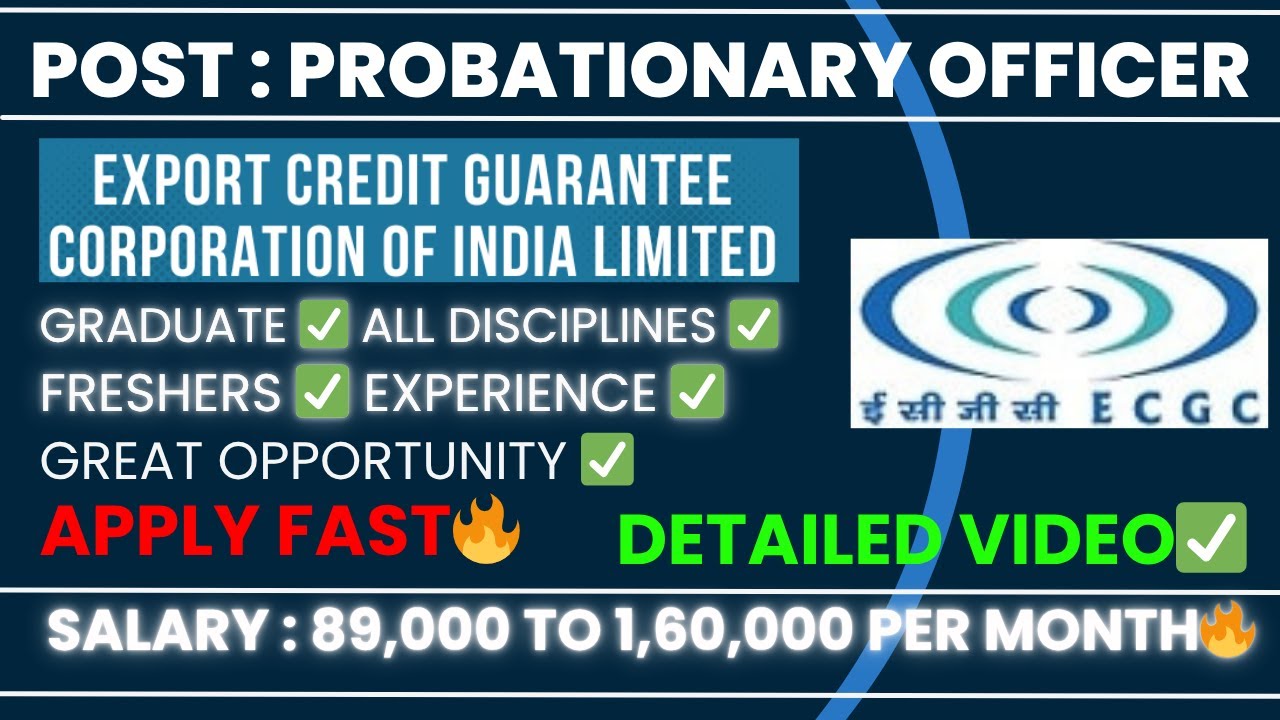 ECGC PO 2025 🔥 | ₹20 LPA Govt Job 💸 | Vacancy, Eligibility & Selection Breakdown!