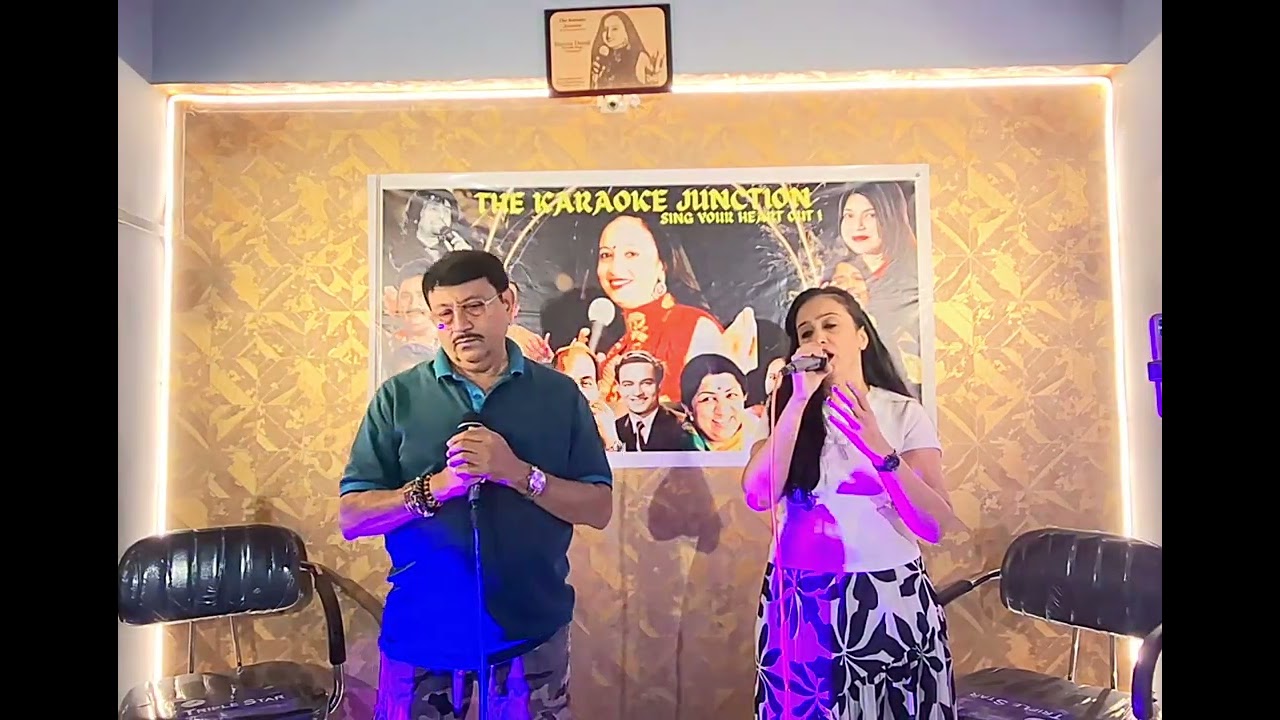 Yeh Raat Bheegi Bheegi cover by Shailesh Joshi Sung With Rannaji During Practice In Studio 