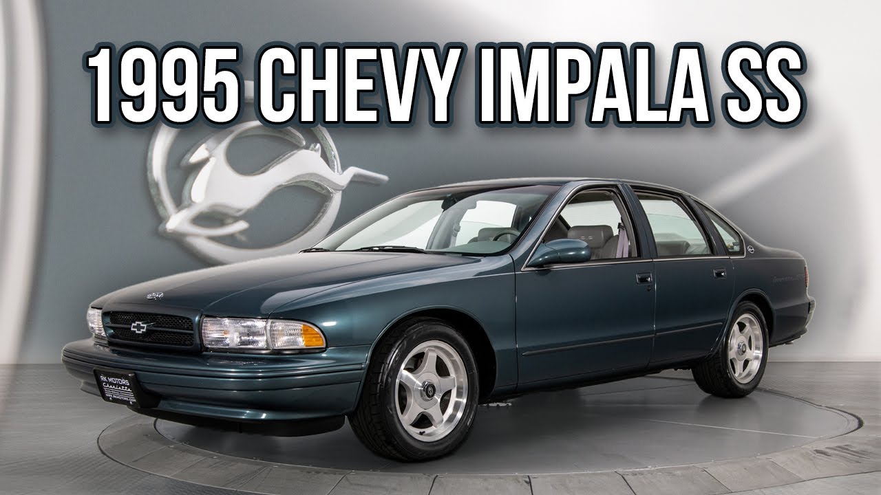 Survivor 1995 Chevrolet Impala SS LT1 V8 Auto w/only 4,911 miles  -  FOR SALE  -  #137504