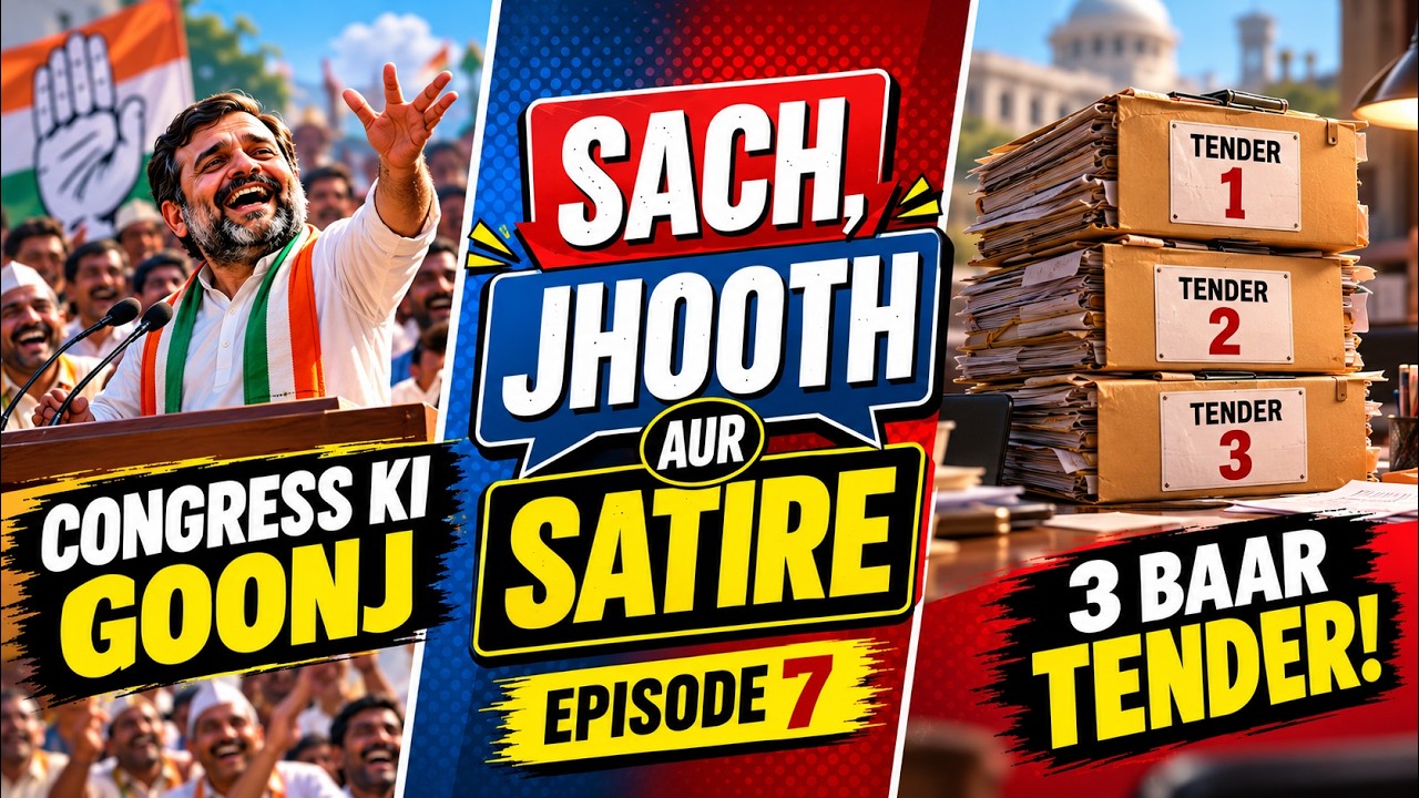 Sach, Jhooth Aur Satire | Congress Ki Goonj, Kyun Nikla 3 Baar Tender & More