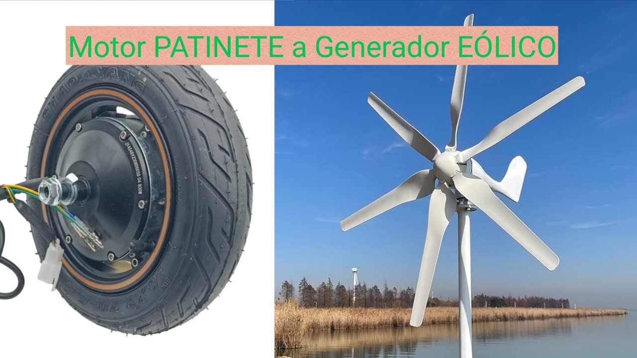 Convierte un Motor de Patinete en un Generador Eólico Casero - Paso a Paso