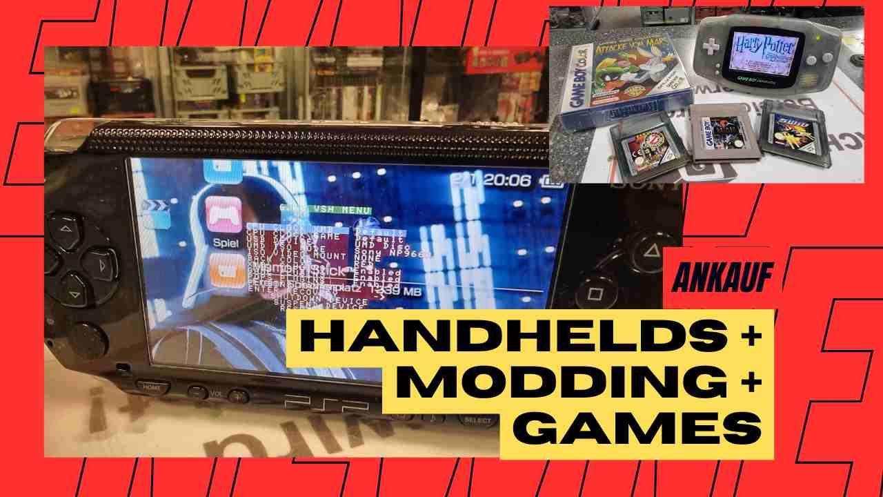 Handhelds + Modding + Games Gameboy Classic ,Color, Advance ,NDS,PSP Ankauf im Powergames Chemnitz