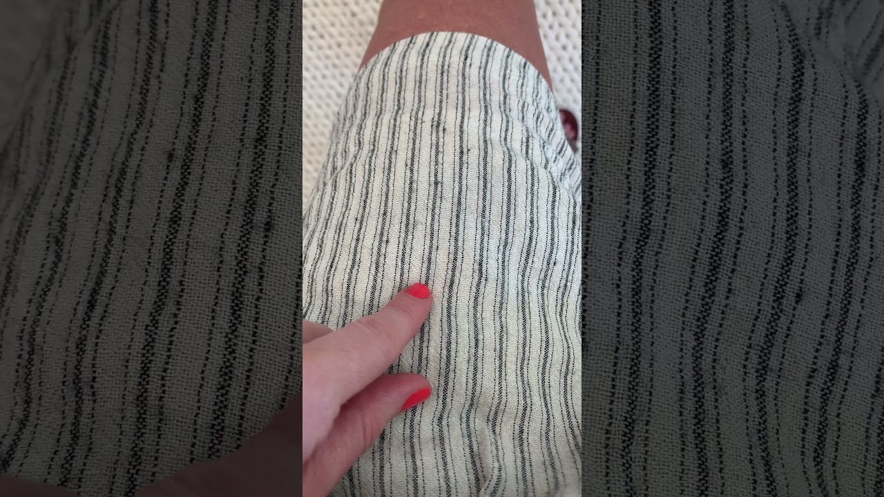 Chloe Linen Shorts Try On (S)
