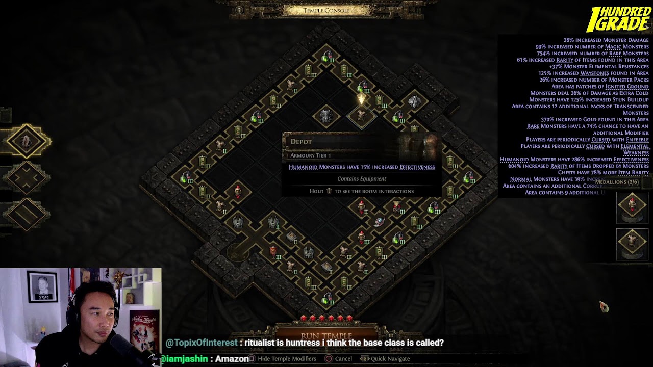Nightshift ep34. Minion shock lich temple building. Maybe mirror crafting later.