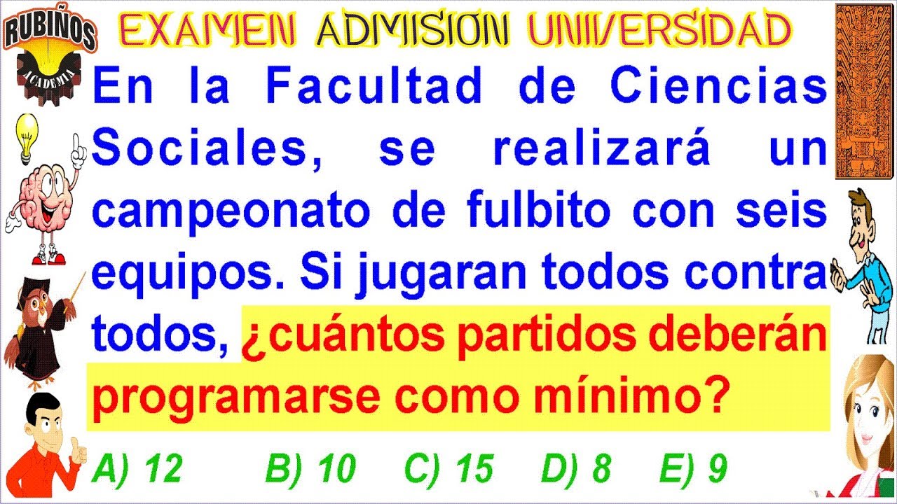 Examen Villareal Admisión a la Universidad UNFV Razonamiento Matemático Solucionario