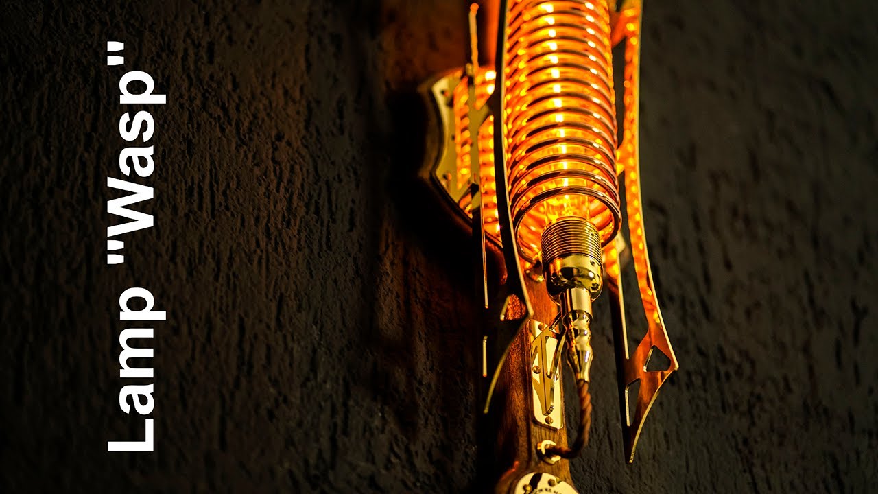 Making the Coolest Steampunk Wall Lamp 