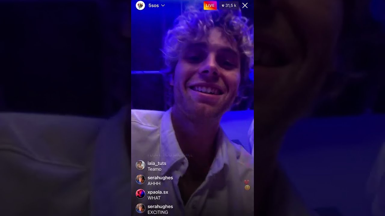5 Seconds of Summer 5SOS Instagram IG LIVE | 30/08/2022