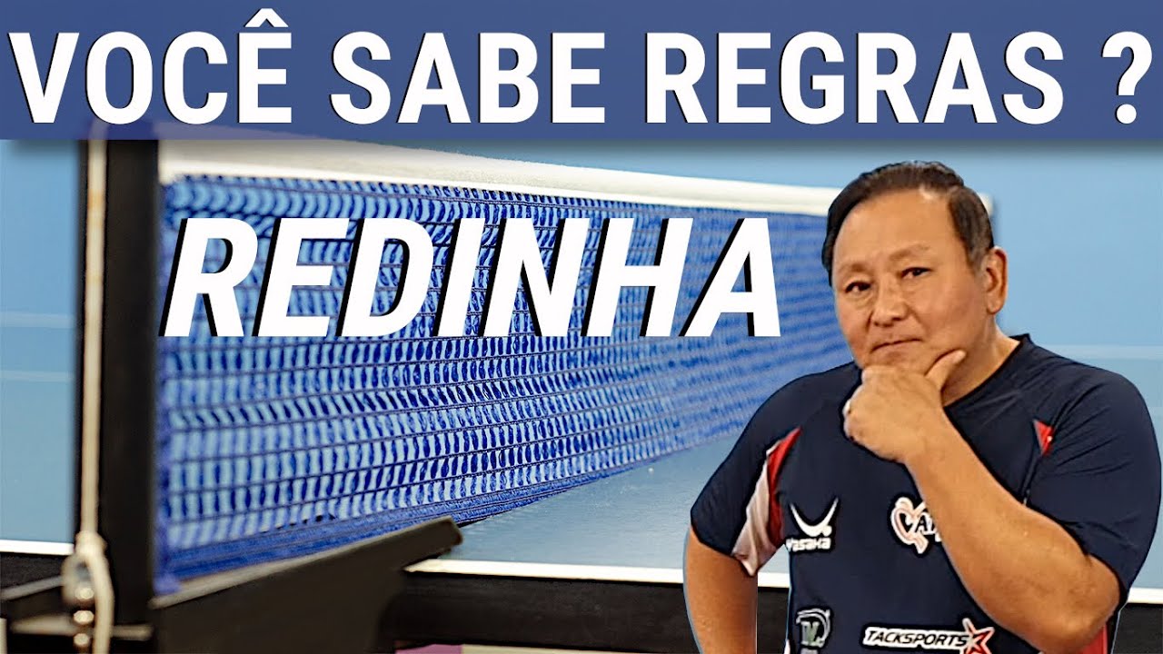 REDINHA no tênis de mesa(ping pong) REGRAS#1