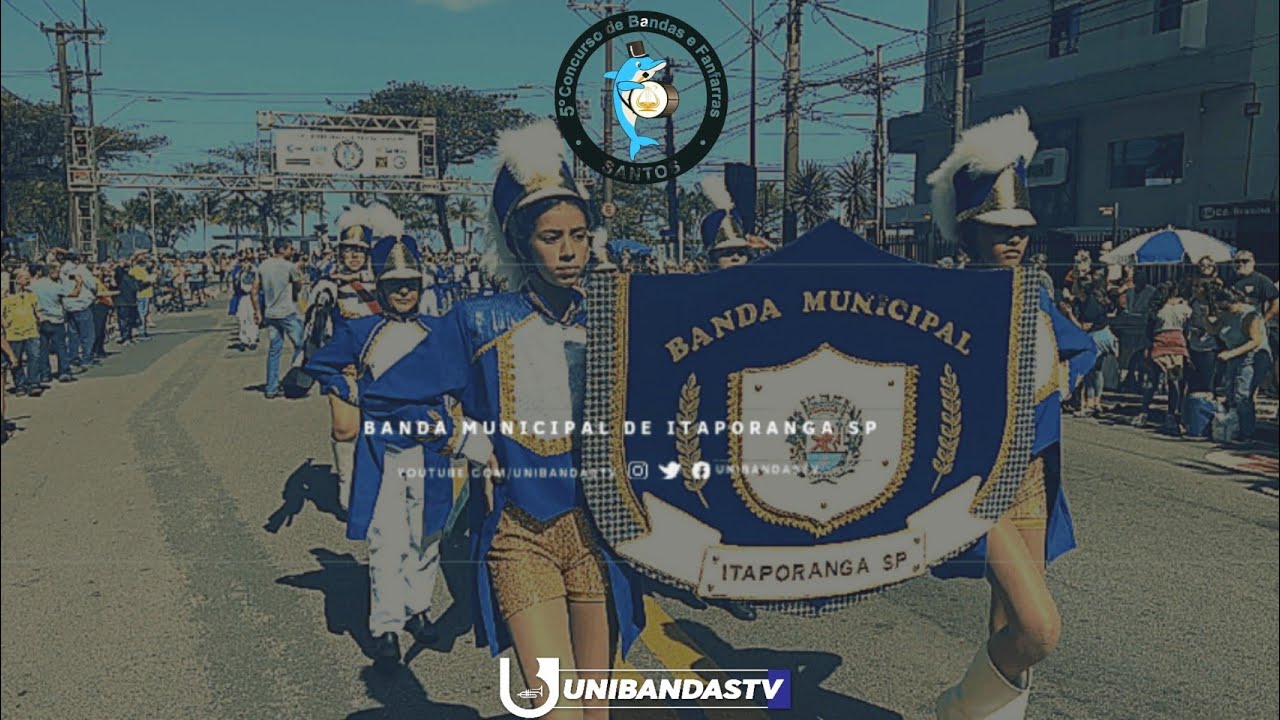 Banda Municipal de Itaporanga SP | 5° Concurso de Bandas e Fanfarras de Santos 2022 (Completo)