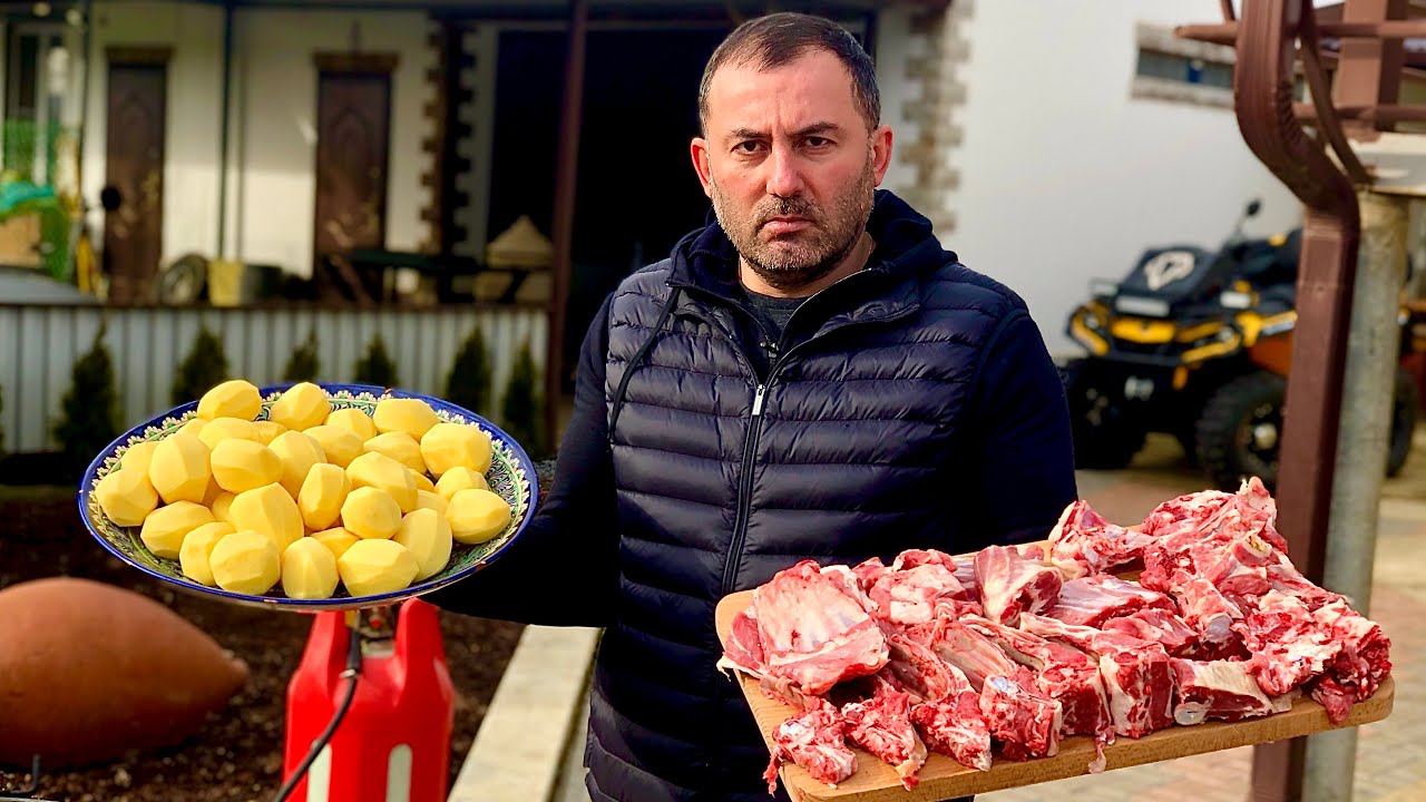МЯСО с КАРТОШКОЙ. КАЗАН - КЕБАБ.