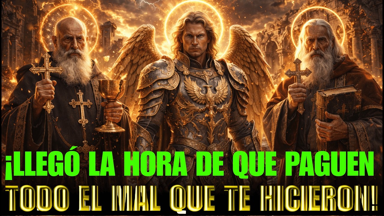 PODER TRIPLE: SAN MIGUEL, SAN BENITO Y SAN CIPRIANO TE LIBERAN DE ENVIDIAS Y ATAQUES ESPIRITUALES!