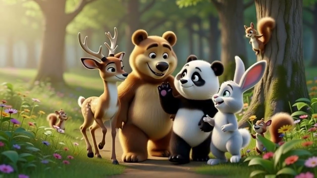 Ep5.🌺When Little Bear Lulu felt jealous🐻Bedtime & Emotional Story for Preschoolers & Kids
