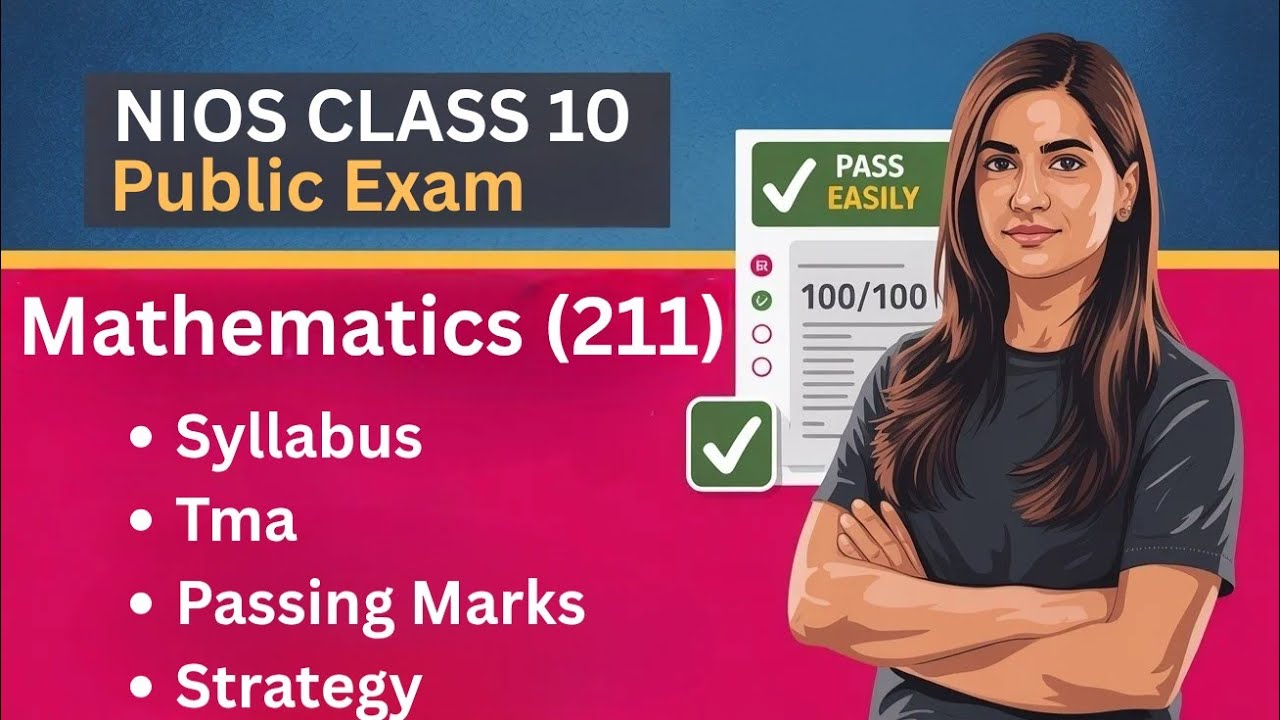 NIOS Class 10th Mathematics (211) April 2026 new Syllabus || NIOS New syllabus || Public exam #nios